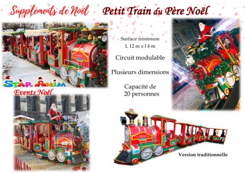 petit traine du pere noel